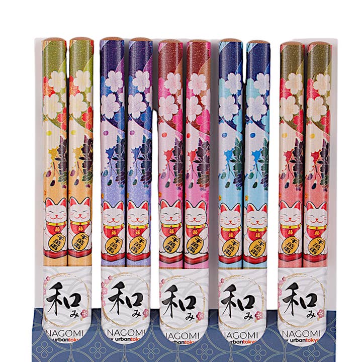 Urban Tokyo - Wholesale Chopsticks - 5 Piece Chopsticks Set Sakura