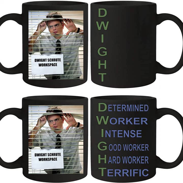 The Office - Tazza da caffè termocromatica 325 ml con Dwight per la vendita all'ingrosso da parte di Official Store