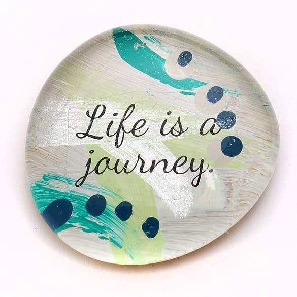 Verzamel stenen - Zinnen - Het leven is een reis voor wholesale door Gather Studios