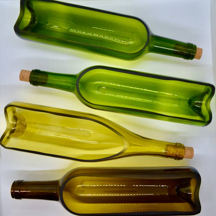 Hippie Glass - Wholesale Decorative Tabletop Object - Recycled Bottle Vessel