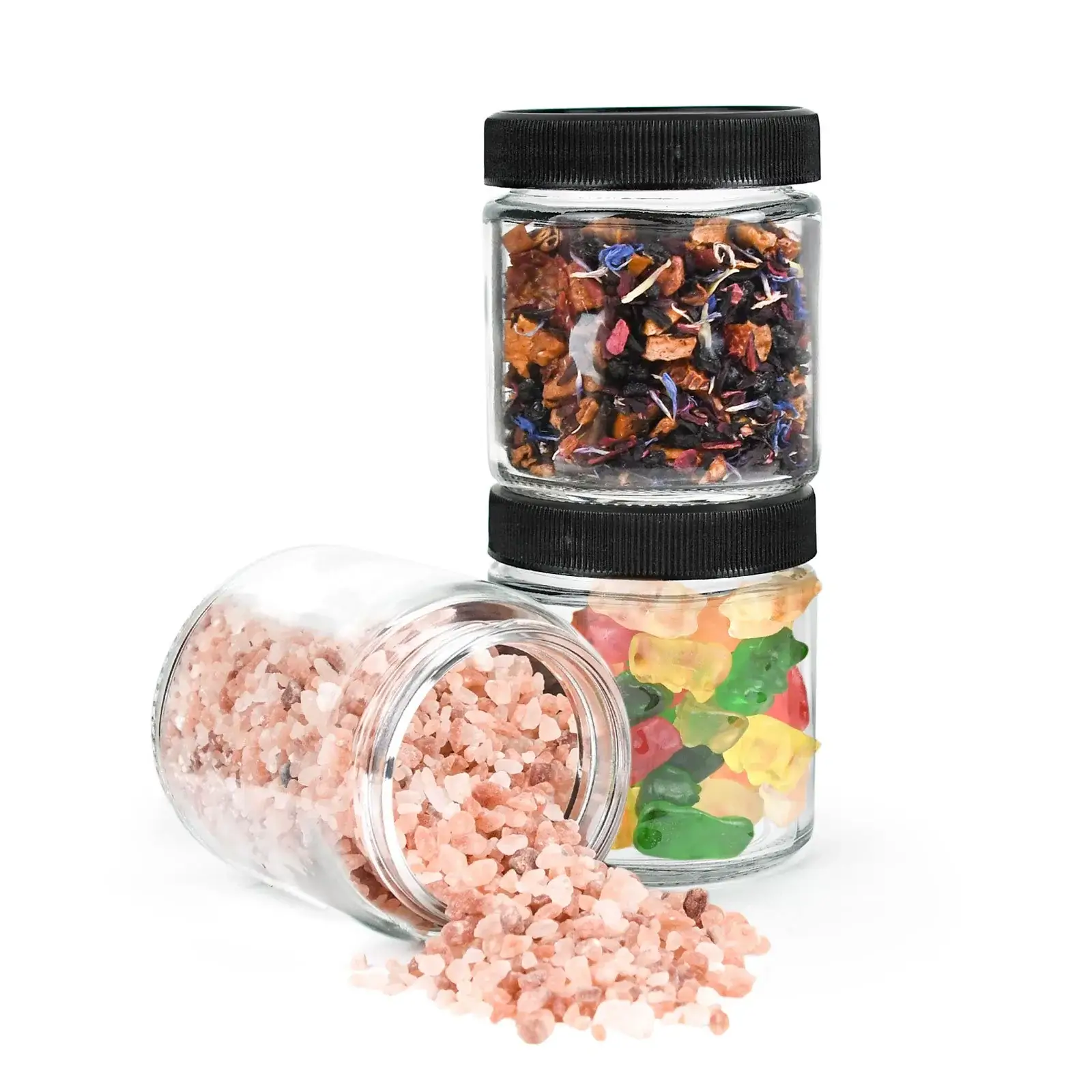 Human Objects® - Wholesale Jar - 3oz Glass Jar w/ Screw-Top Lid – Spice Jar – 150 Qty6
