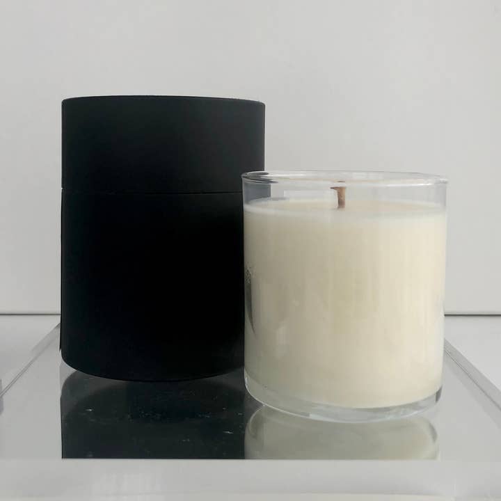 Atelier 880 – Großhandel Kerze im Glas / gefüllte Kerze – Private Label-Kerzen | Klarglas, Geschenkbox | Benutzerdefinierter Duft