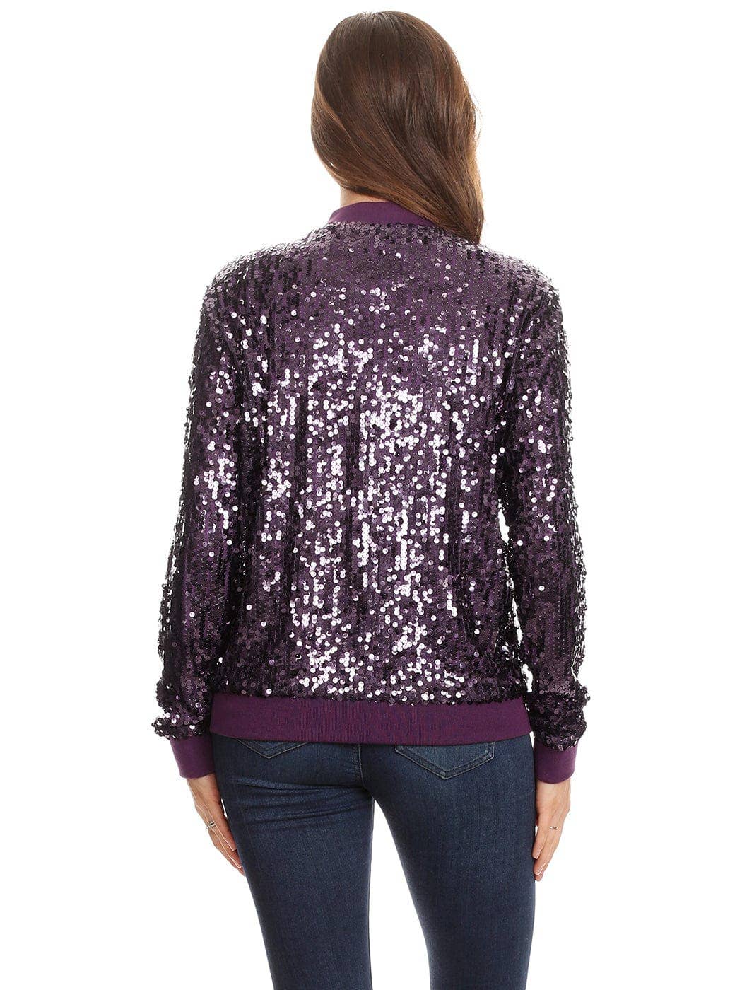Anna Kaci Wholesale - Vente Bombers – femme - Blouson aviateur zippé à sequins64