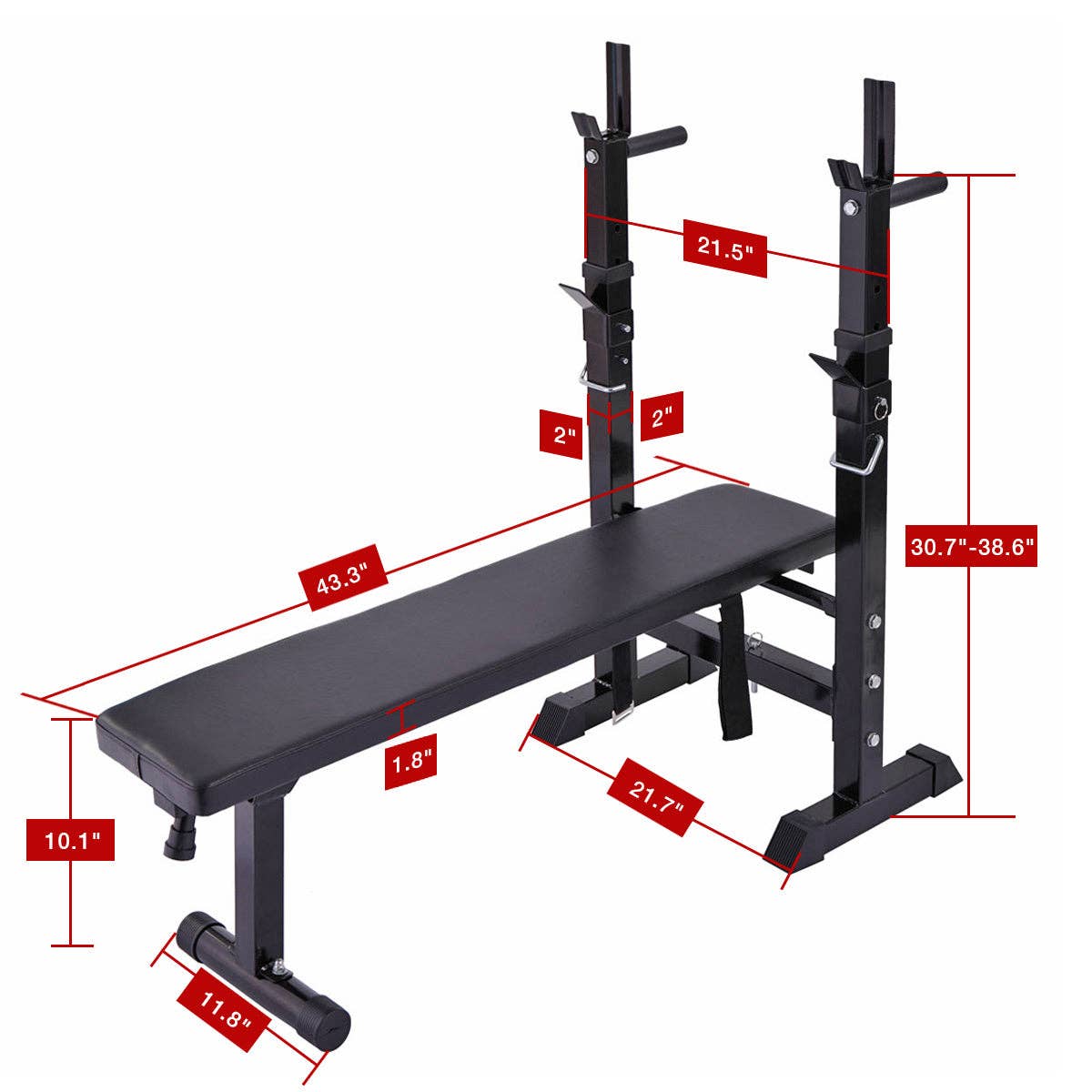 Hard Rock Health Stores - Wholesale Fitness Equipment - Adjustable Folding Multifunctional Workout Station8