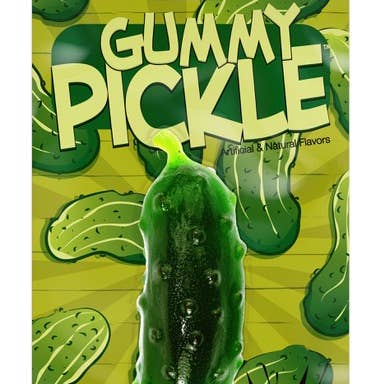 Grandpa Joe's Candy Shop - Wholesale Gummy - Giant Gummy Pickle, 4oz, 12ct Case0