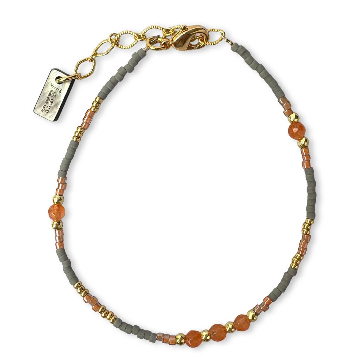 Jazu Jewellery – Pulseira de missangas por atacado – Pulseira com miçangas e pedras semipreciosas1