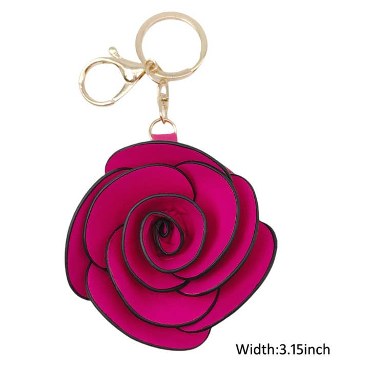 MiMi Wholesale - Wholesale Keychain - Women's - Rose Floral Keychain11