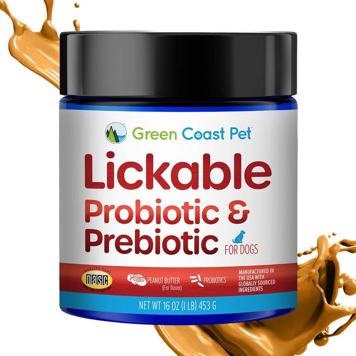 Lickable Probiotic & Prebiotic Supplement for Dogs 16 oz for wholesale by Green Coast Pet