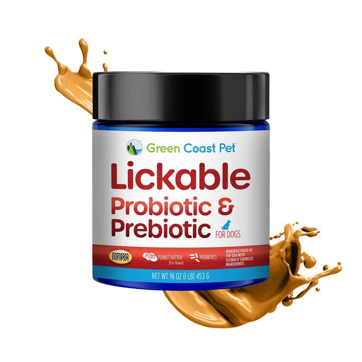 Lickable Probiotic & Prebiotic Supplement for Dogs 16 oz for wholesale by Green Coast Pet