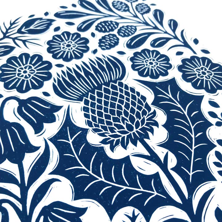 Alexandra Snowdon – wholesale Art print – Flowers of Scotland Print2