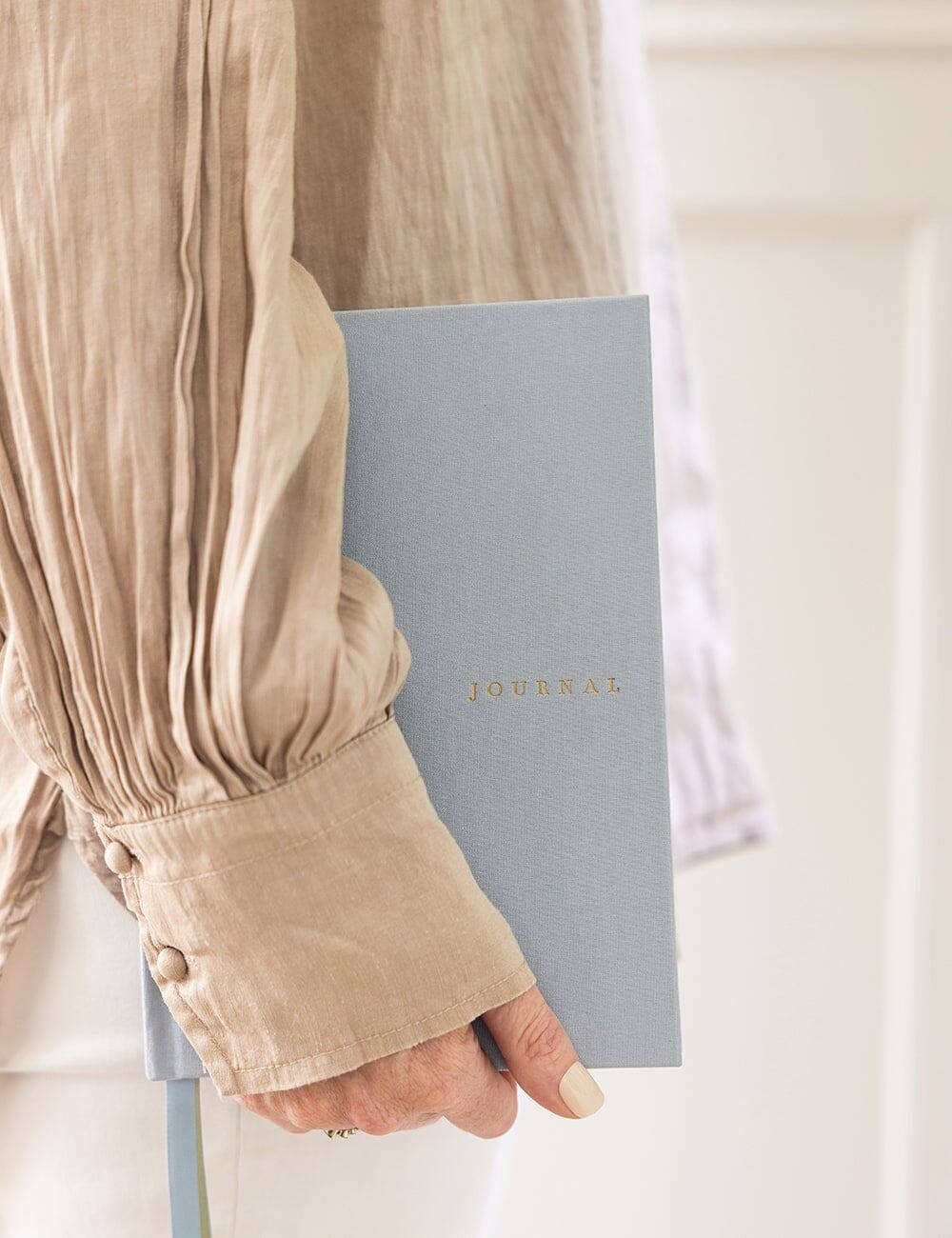 Bespoke Letterpress – wholesale Journal/diary – Linen Bound Journal - Luna Blue (Bullet Journal)6