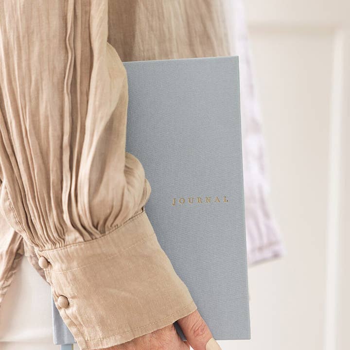 Bespoke Letterpress - Wholesale Journal/diary - Linen Bound Journal - Luna Blue (Bullet Journal)6