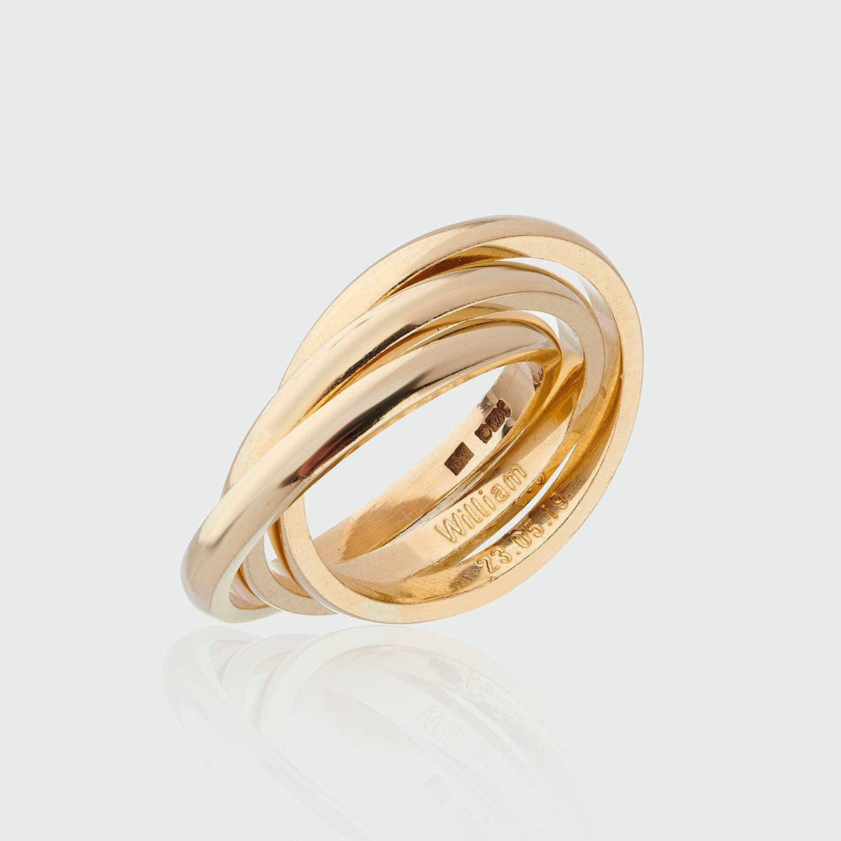 Auree Jewellery – wholesale Band/stacked ring – Walton Yellow Gold Russian Wedding Ring 2mm3