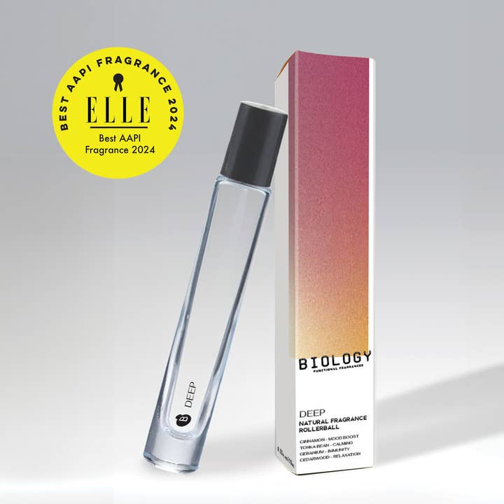 DEEP – Cinnamon Geranium | Natural Rollerball Fragrance Oil for wholesale by Biology Functional Fragrances