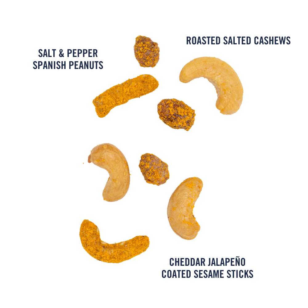 Ferris Coffee & Nut Co. - Wholesale Trail Mix - Craft Beer Mix (Cheddar Jalapeño) 6 oz.1