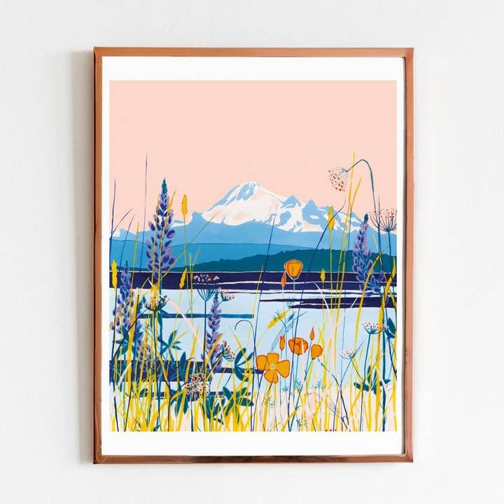 Lizz Miles Art - Wholesale Art Print - Wild Flowers0