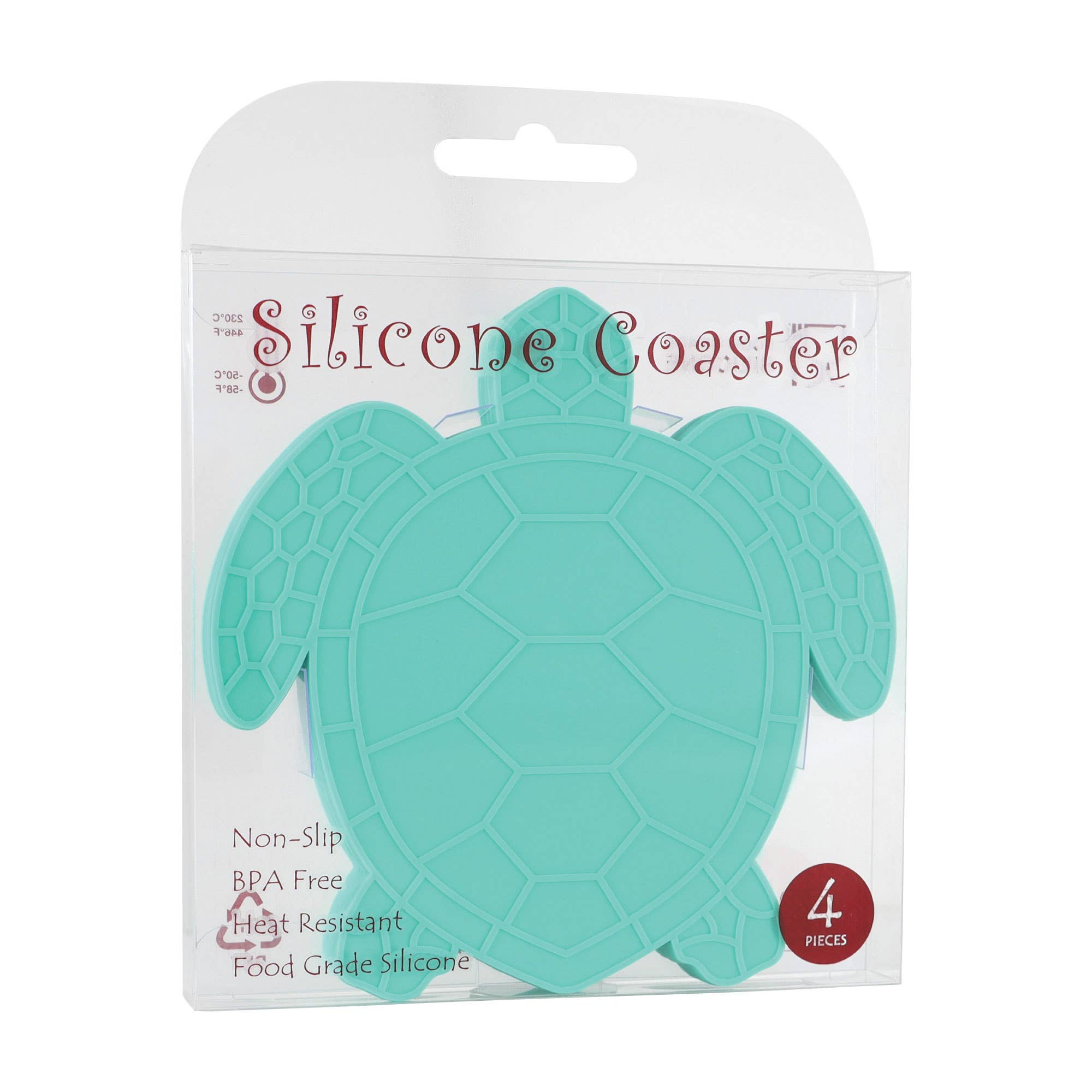 Supreme Housewares - Wholesale Coasters - Sea Turtle Silicone Coaster - Set of 42