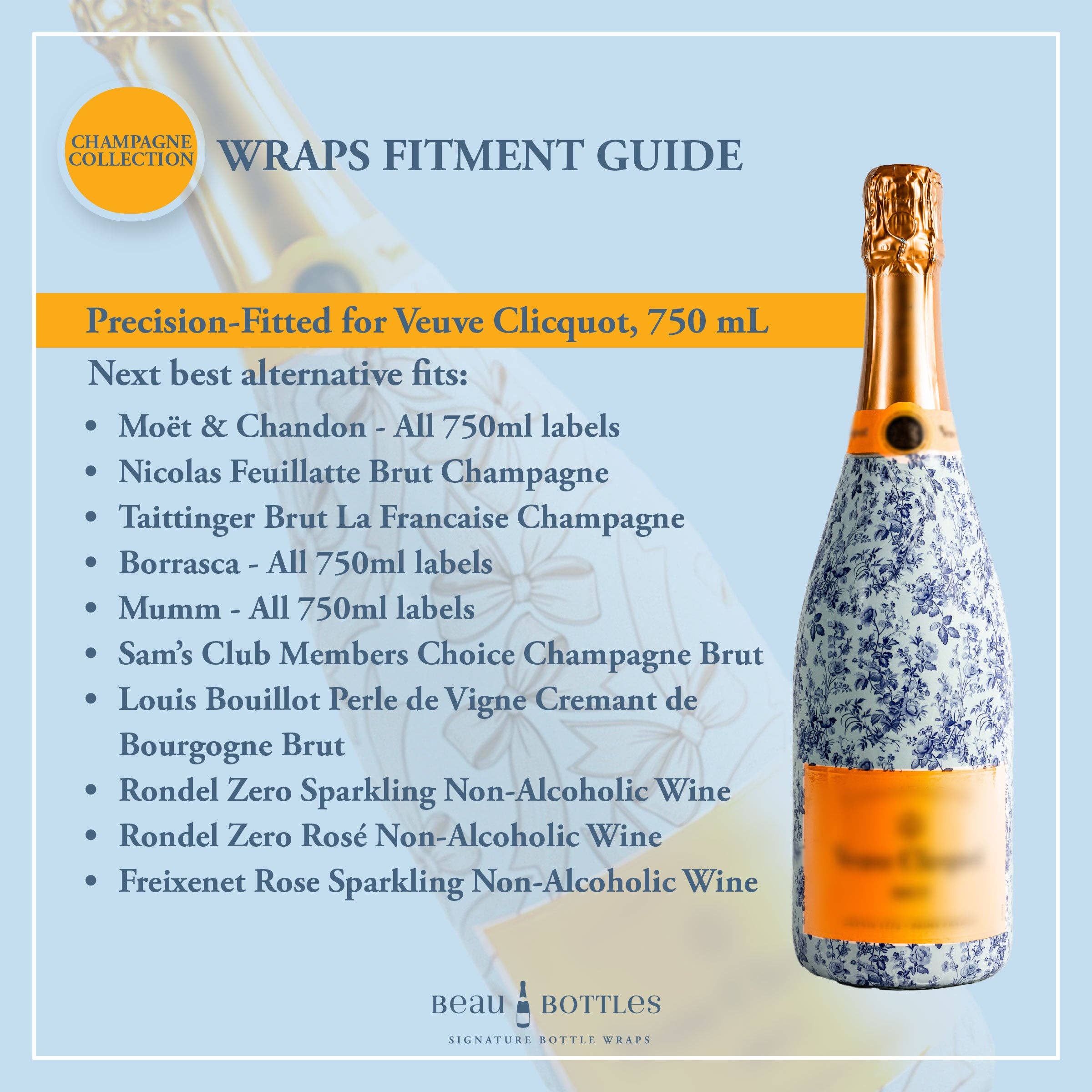 Beau Bottles - Wholesale Wine Gift Bag - Beau Bottles Preppy Tennis Match - Champagne Collection3