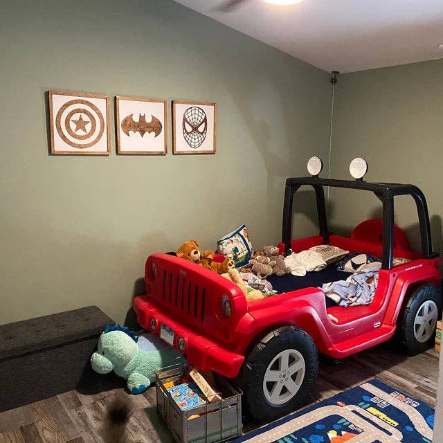 Nail and Hook Laser Cut Home Decor - Wholesale Sign - Superhero Wall Art | 11x11 inch Wood Sign18