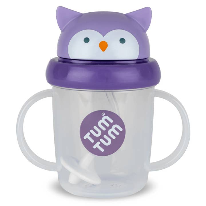 Hippychick - Wholesale Drinking Glass/Cup - Kids & Baby - Tum Tum Tippy Up Cup - Olivia Owl