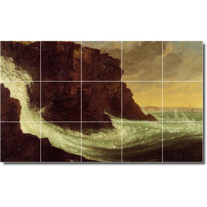 Peinture murale en céramique de paysages PT01823 pour la vente par Picture-Tiles.com