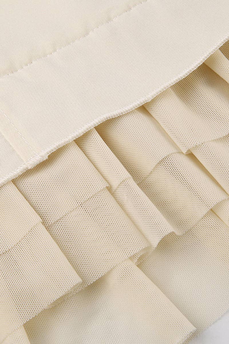 CÁQUI Calções Casuais com Bainha de Folhos e Atacadores para venda a revendedores na Faire9