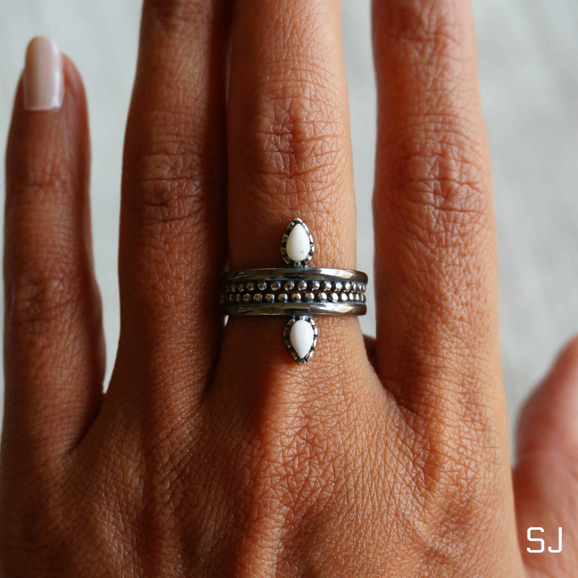 Sowell Jewelry - Wholesale Single Stone/Solitaire Ring - Bipana Turquoise Ring3