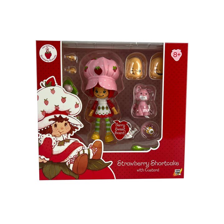 Boss Fight Studio Llc - Wholesale Figurine Toy - Kids - Strawberry Shortcake Action Figure: Strawberry Shortcake
