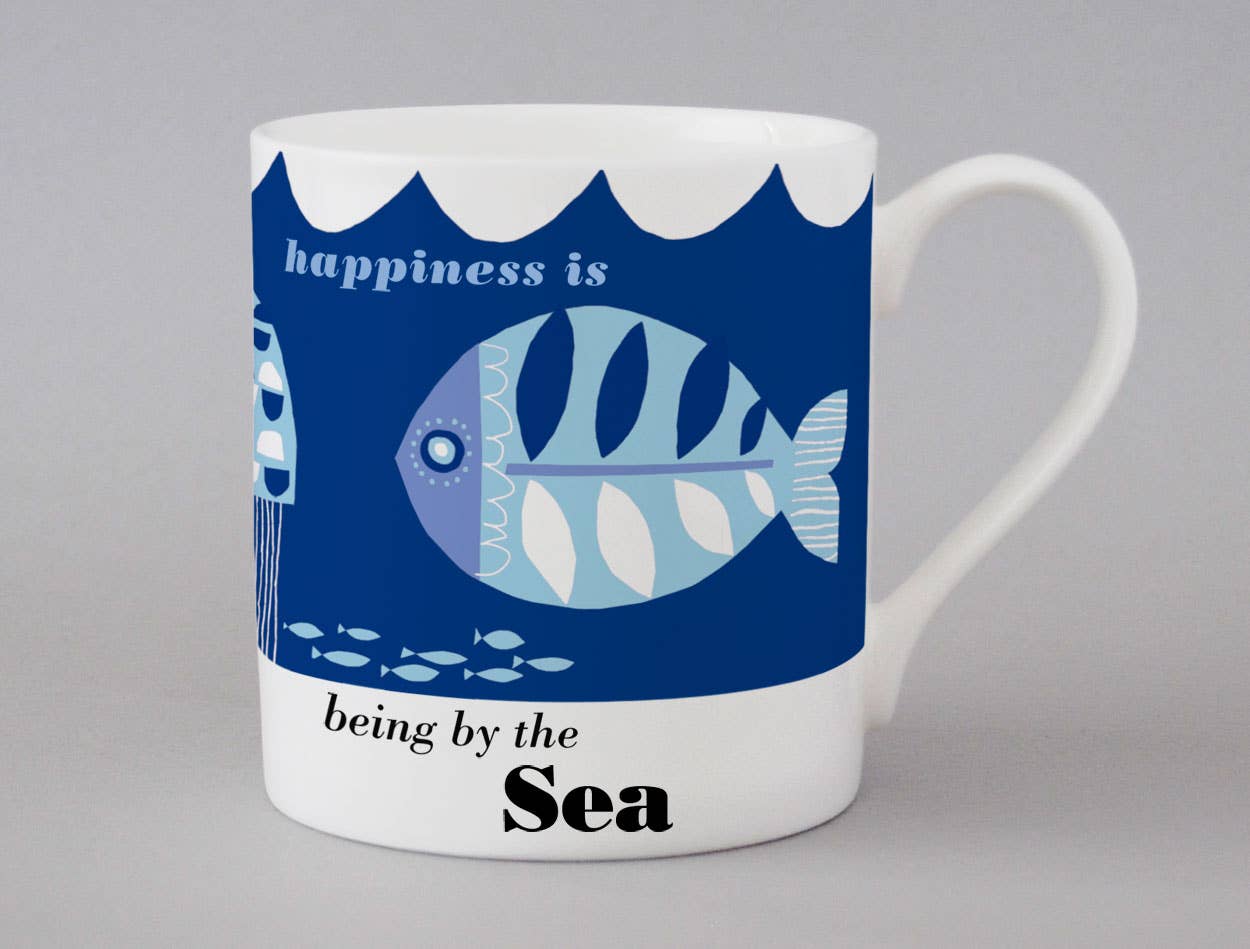 Repeat Repeat – wholesale Coffee mug – Ocean Fish Mug