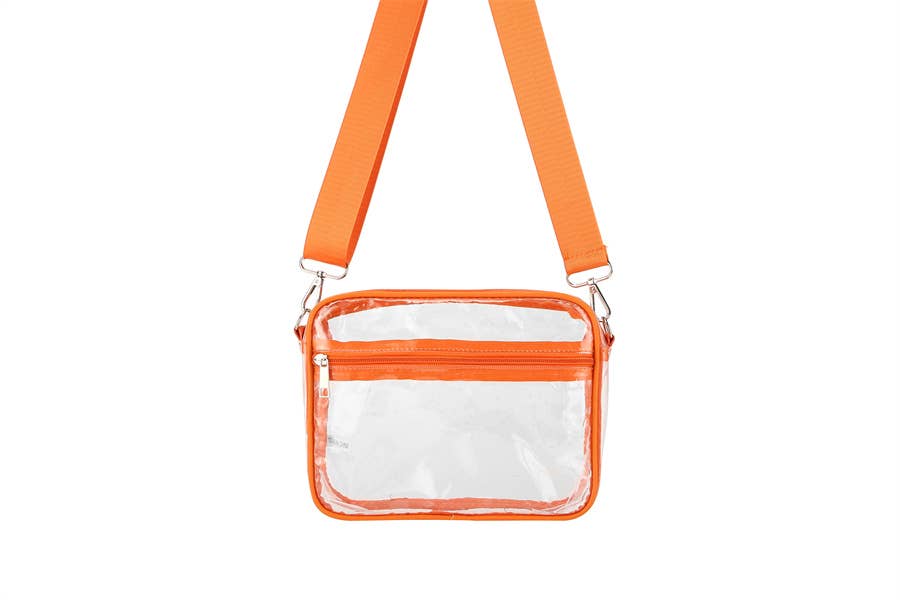 Nima Accessories Inc - Wholesale Crossbody Bag - Women's - Ladies Clear see Thru Crossbody Fashion Handbag 2