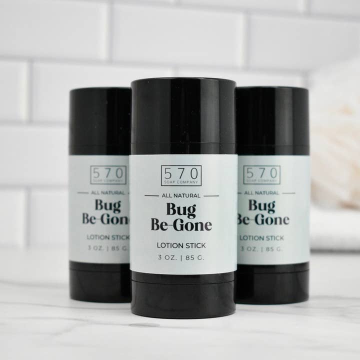 Bug-Be-Gone Lotion Stick (New 3 oz Size) for wholesale by 570 Soap Company