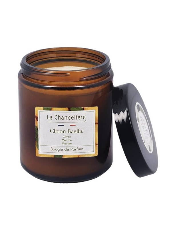 Candela Profumata Limone Basilico 160 g per la vendita all'ingrosso da parte di La Chandelière