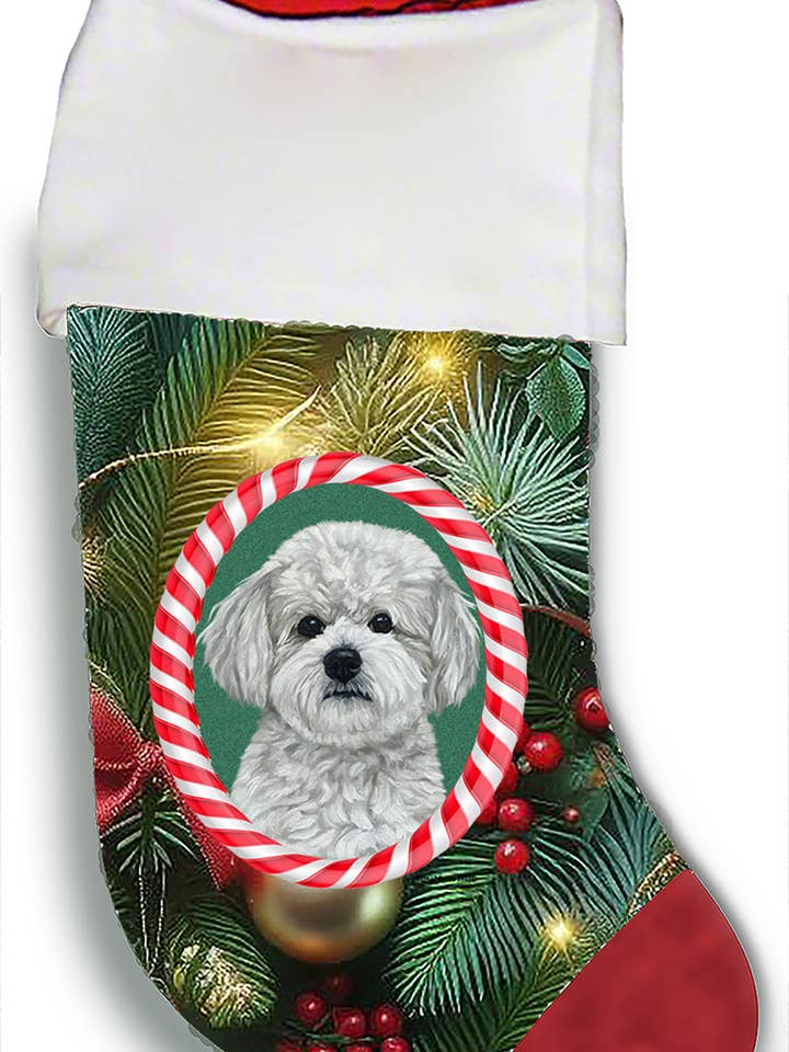 Maltipoo - Christmas Stocking for wholesale by Best of Breed Products