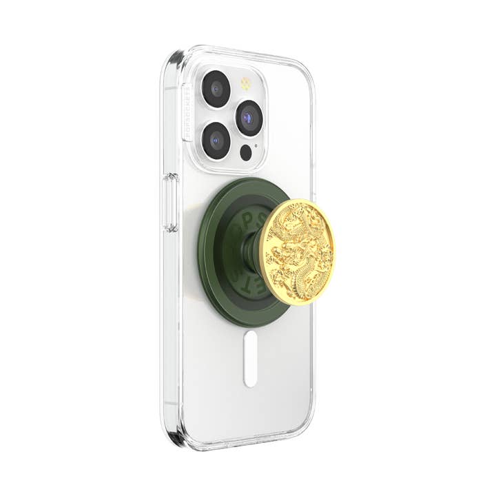 PopSockets - Wholesale Phone Grip - PopSockets MagSafe Phone Grip - Enamel Dragon