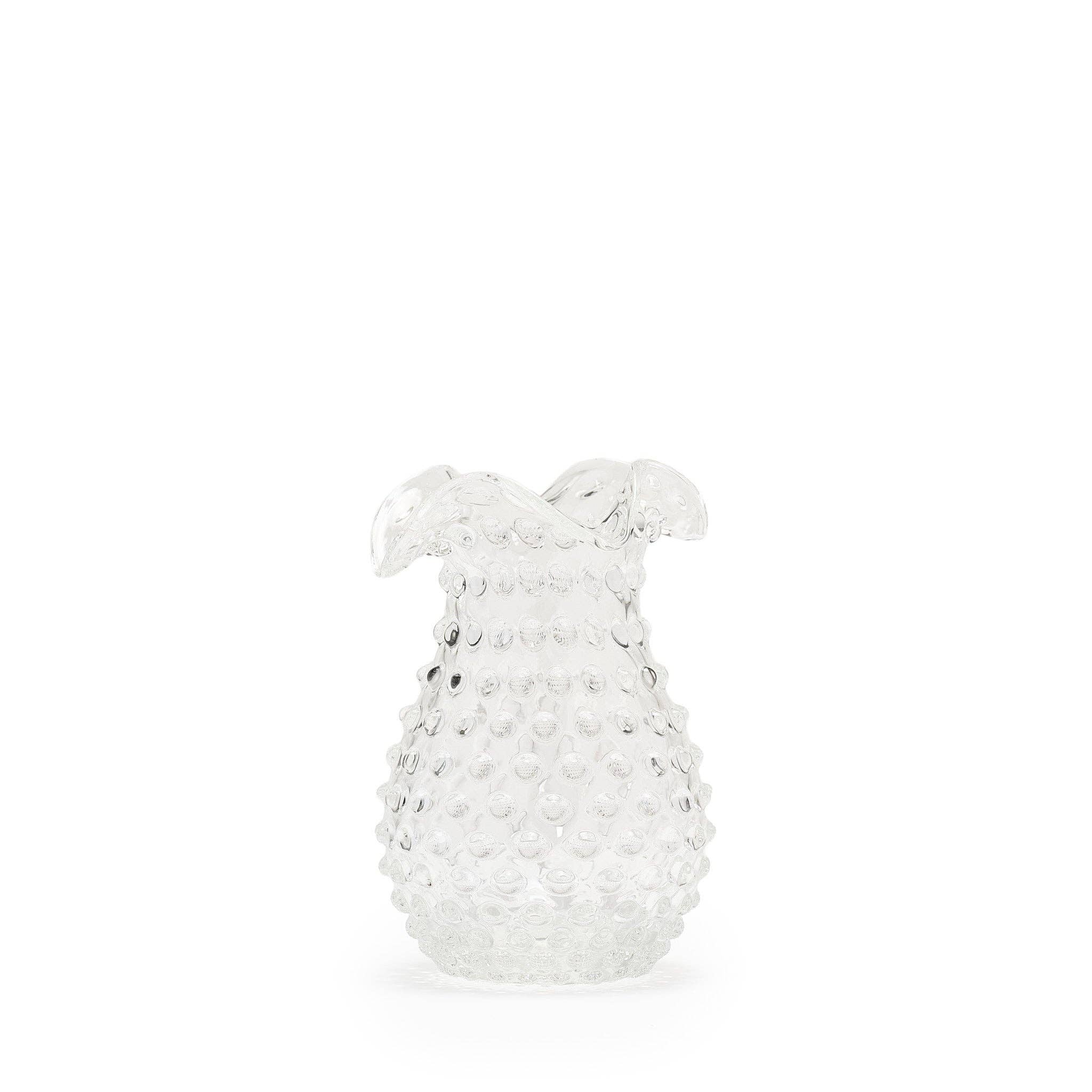 Maure Luxury Gifts - Wholesale Vase - Hobnail Vase | Clear Quartz | Petal | Bohemian Crystal0