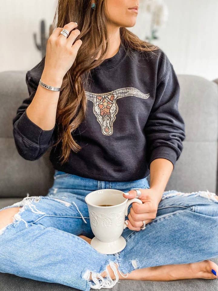 The Sedona Crewneck for wholesale by Wild Prairie Outpost