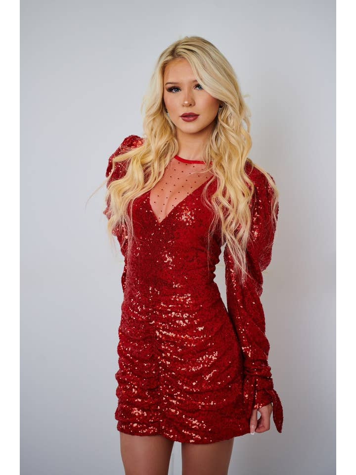 Style Sapphire – wholesale Klänning - Dam – Zara Paljett Miniklänning