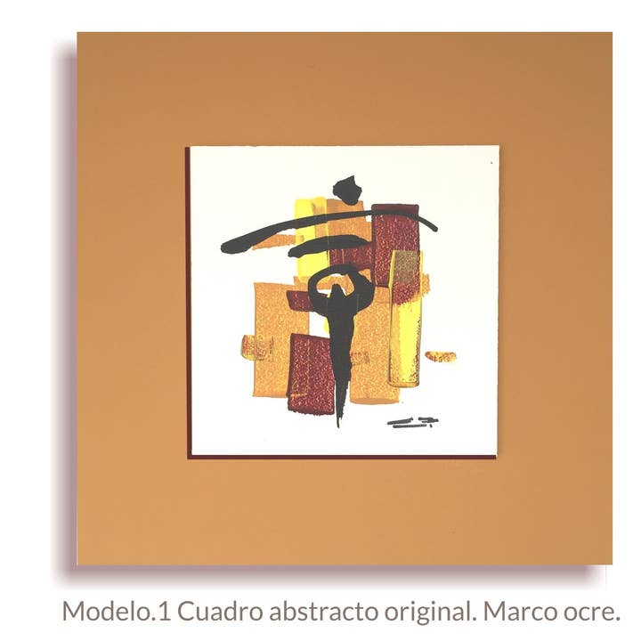 Decoratief beeld. Abstract acrylschilderij. Origineel. voor wholesale door Galoartworks