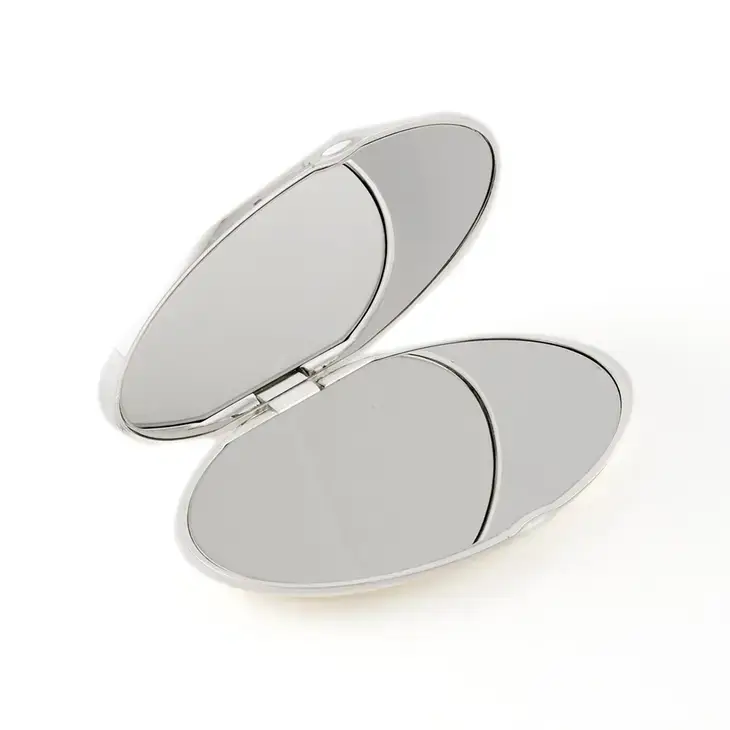 Weddingstar Inc. - Wholesale Compact Mirror - Personalised Engraved Bridal Party Compact Mirror - Oval2