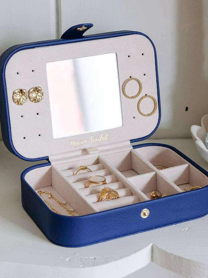 Brigitte PU resesmyckeskrin för wholesale av Maison Scarlett