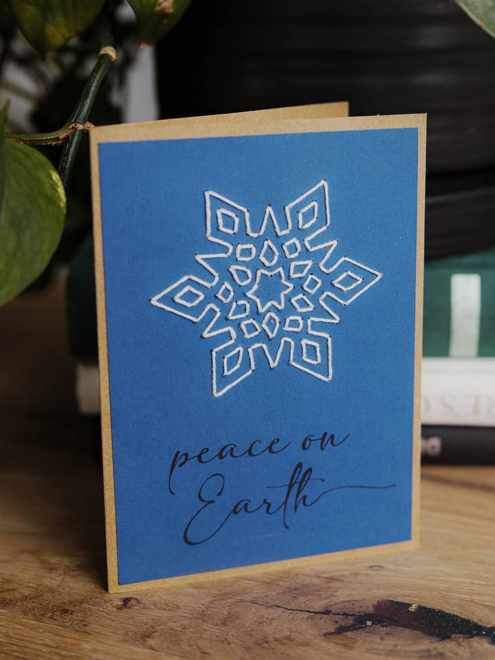 Biglietti di Auguri Pace sulla Terra || Set di 4 per la vendita all'ingrosso da parte di Rosie's Boutique Haiti