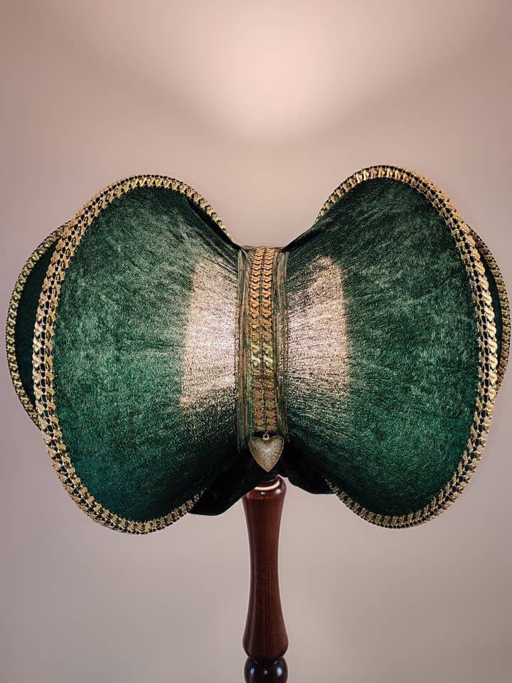 Lampshade, green lampshade, art deco. 2211 for wholesale by DelightLamps