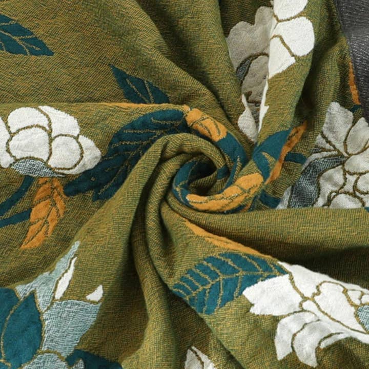 Moderny - Wholesale Quilt - Olive Flower Quilt