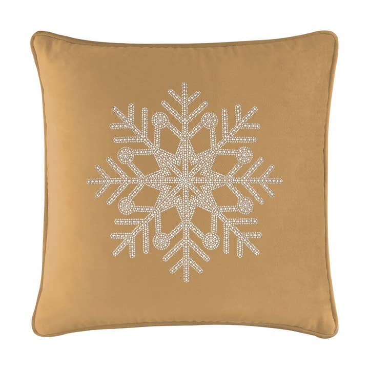 Sparkles Home - Wholesale Throw/Decorative Pillow - Rhinestone Snowflake Pillow50