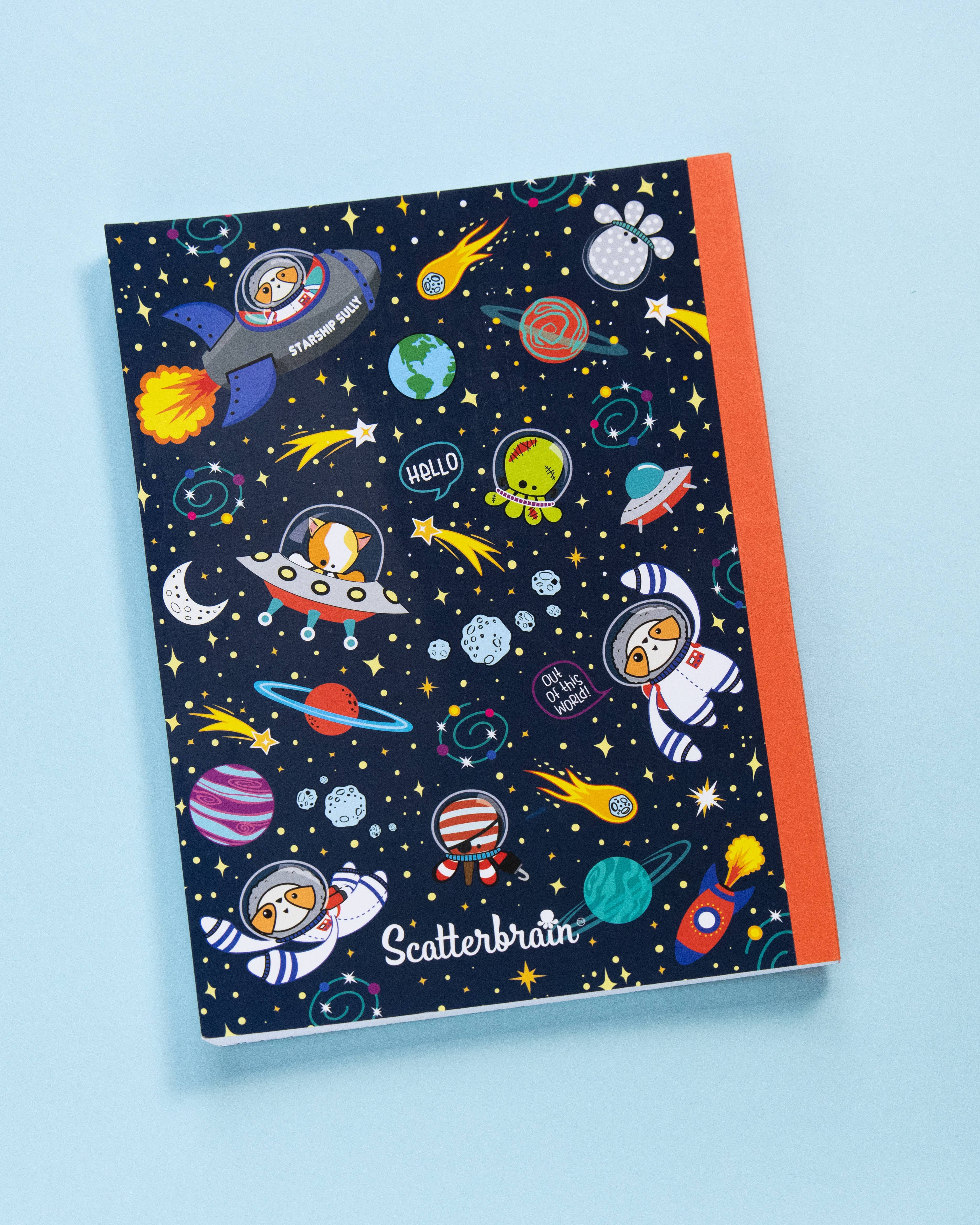 Scatterbrain - Wholesale Notebook - Space Case Composition Notebook1
