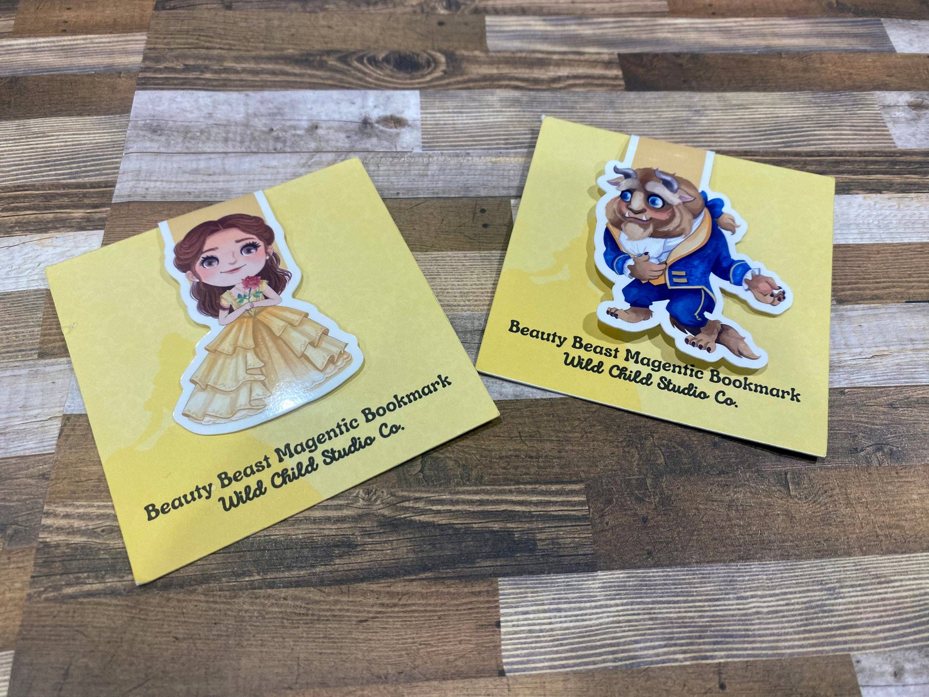 Wild Child Studio Co - Vente Marque-page - Marque-pages magnétiques Beauty Beast2