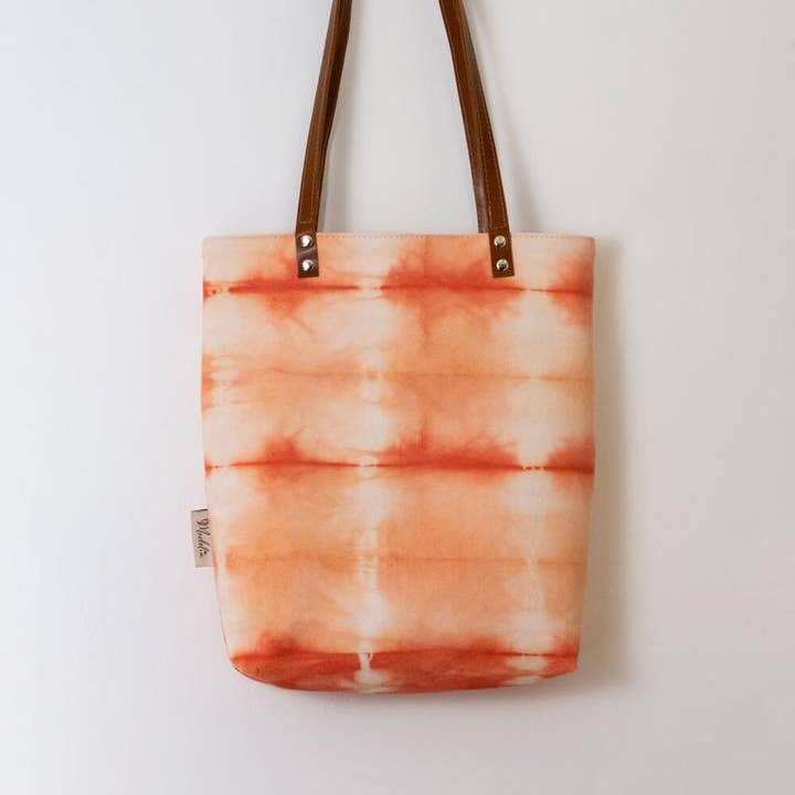 Modelia – Großhandel Tragetasche – Damen – Riva-Transportkiste - Wappwurzel Shibori