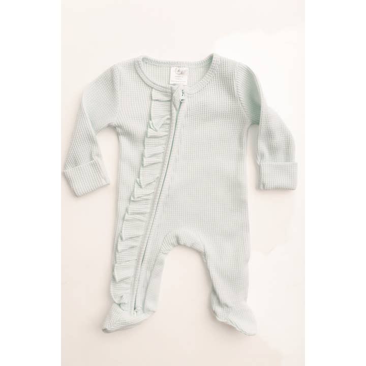 SK Blanks - Wholesale Jumpsuit - Baby - Waffle Footie1