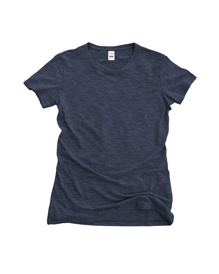GOEX Apparel - Wholesale T-Shirt - Women's - Ladies Short Sleeve Triblend Tee9