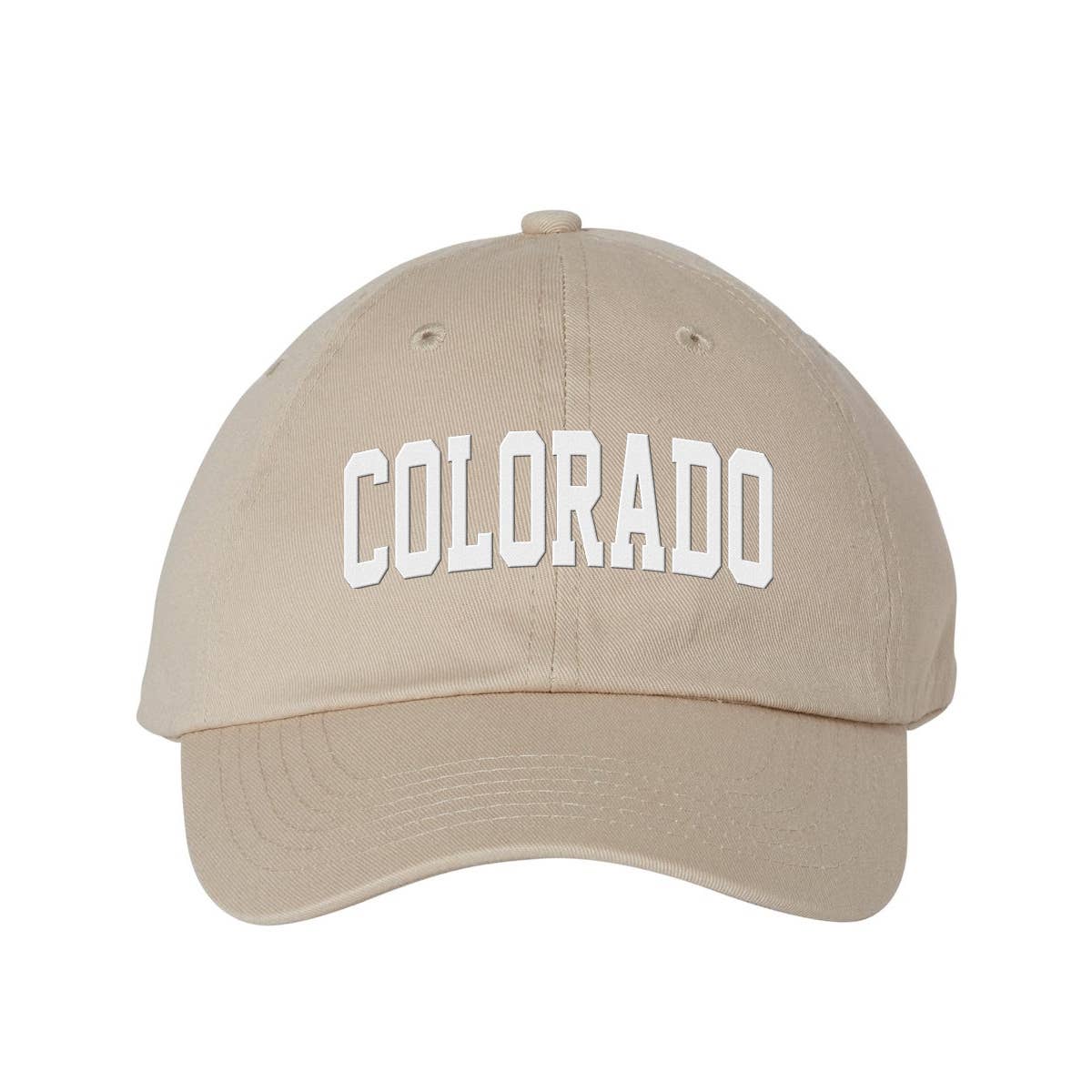 Lucky Luna Apparel - Wholesale Baseball Cap - Unisex - Block Colorado Embroidered Dad Hat